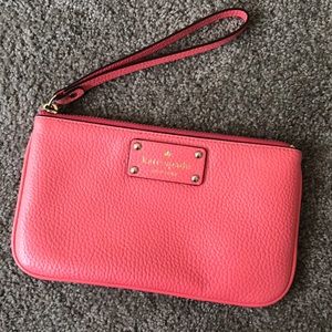 Pink Kate Spade wristlet